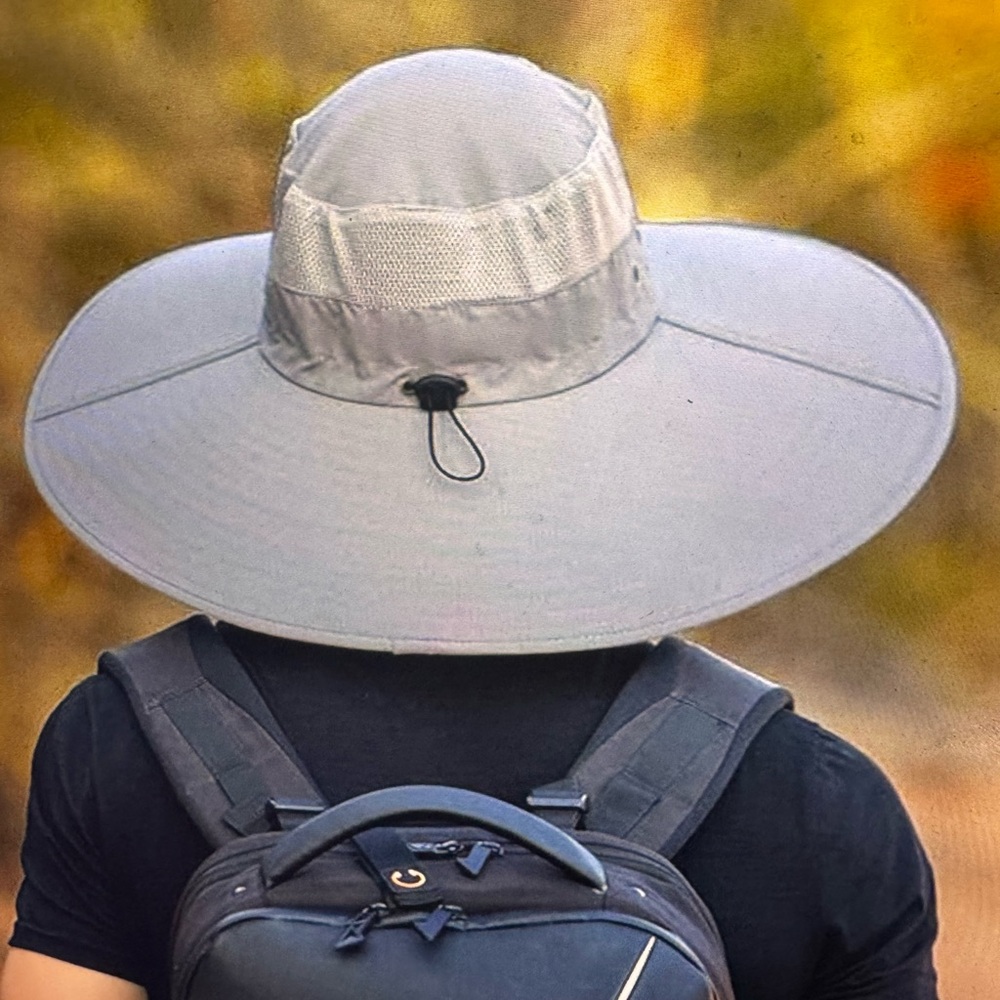 Leotruny  Super Wide Brim Bucket Hat Hiking Camping Fishing Beach  Resort